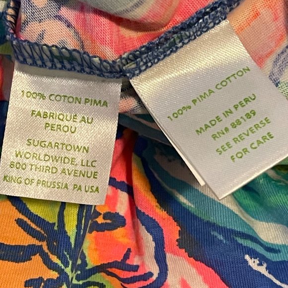 Lilly Pulitzer Windsor Strapless Dress In Bennet Blue Surf Gypsea Swim Size XXS - Picture 5 of 7